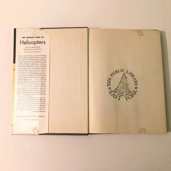 Vintage 1954 The Complete Book Of Helicopters D N Ahnstrom Ex Lib Book - Picture 8 of 16